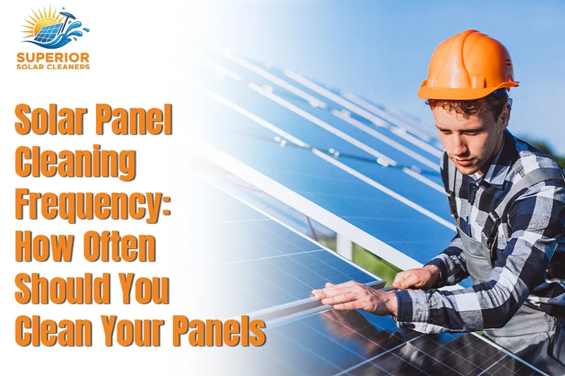 Solar Panel Cleaning Frequency: How Often Should You Clean Your Panels?